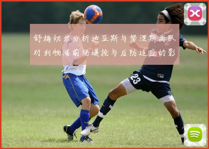 舒梅切尔分析迪亚斯与努涅斯离队对利物浦前场逼抢与后防适应的影响